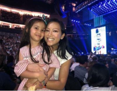 Tina Teigen with her daughter Pasha